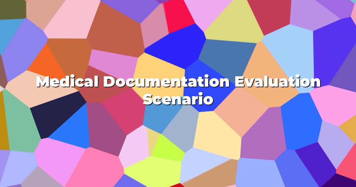 Medical Documentation Evaluation Scenario