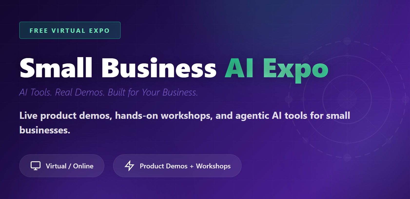 Virtual Small Business AI Expo